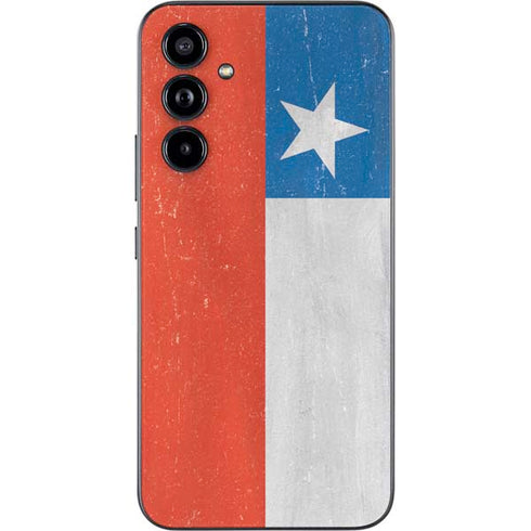 Chile Flag Distressed Galaxy A54 5G Skin